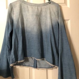 Bell Sleeved Crop Top